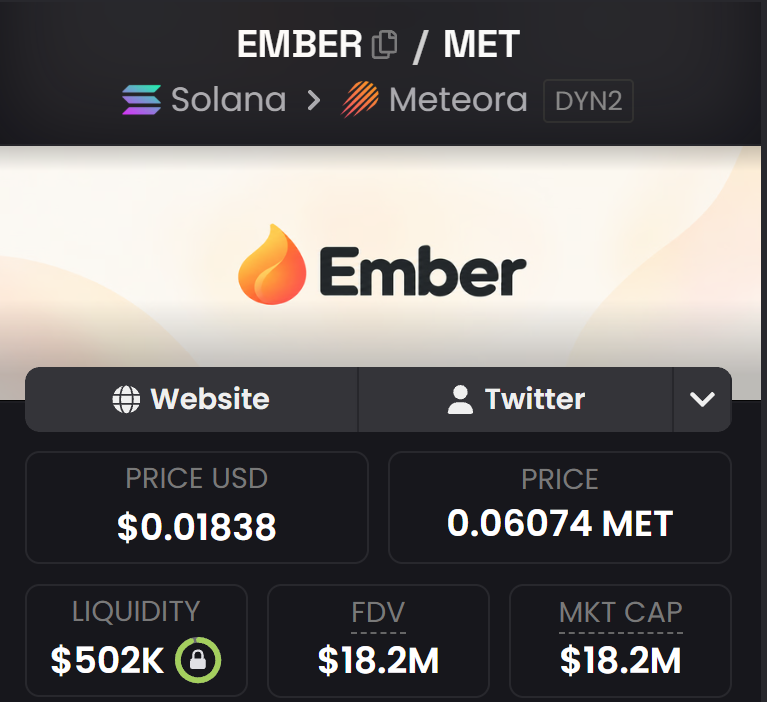 rutradebtc's tweet photo. A lot of people called $EMBER a scam.

A lot of people said it's going to 0 after farming everyone.

A lot of people called me scammed for calling it at 2-3M and riding it to 45M.

This pump is a cold slap on their faces. https://t.co/8fFxgBOsPC