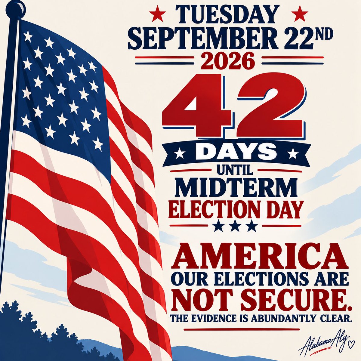RealAlabamaAly's tweet photo. #wethepeople #HonestElections #unitednotdivided🇺🇸 #saveamerica #handcountmypaperballot https://t.co/C7AzfNx4MN