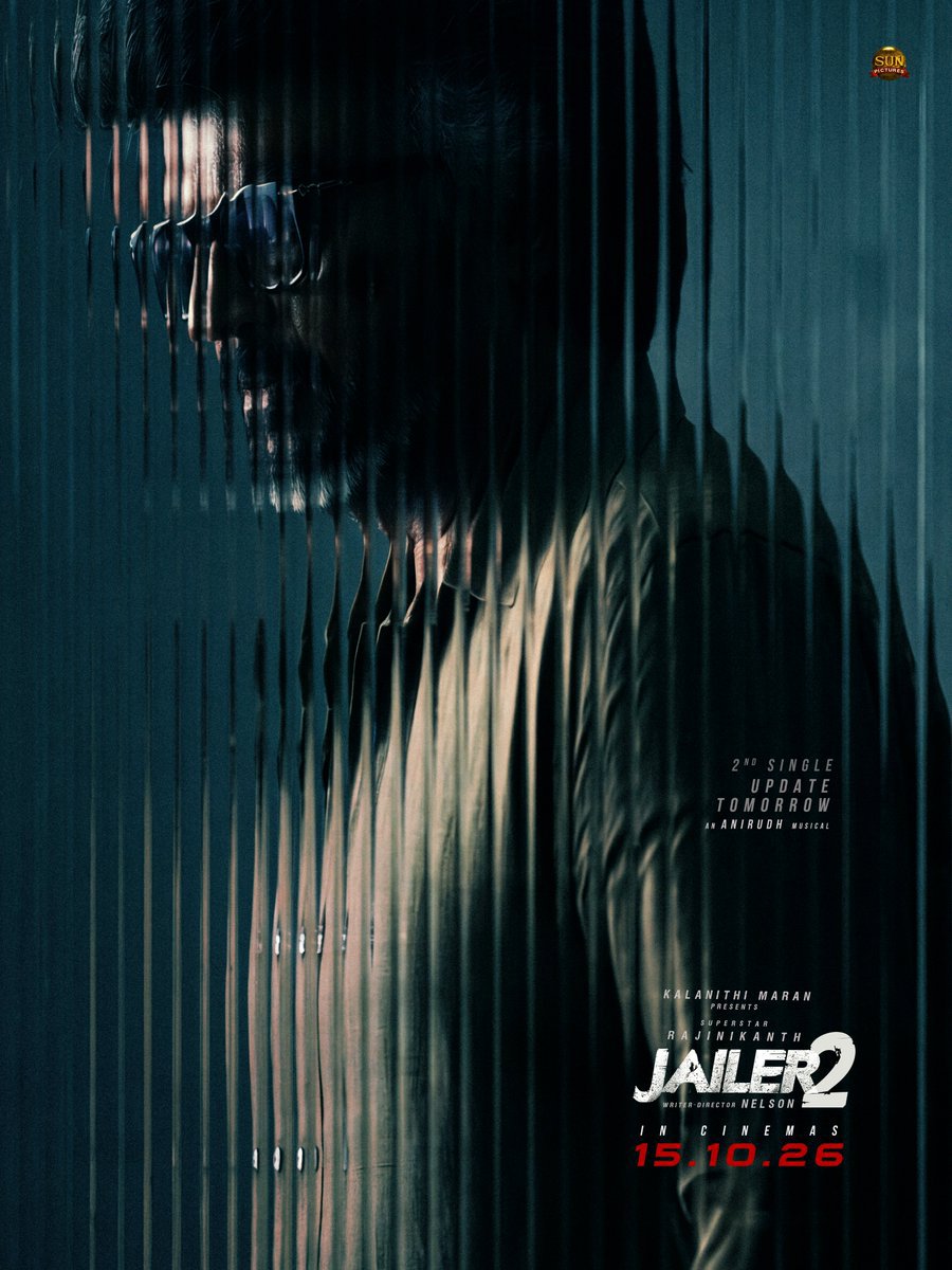 2024Gokul's tweet photo. #Jailer2 🔥

2ND SINGLE UPDATE நாளைக்கு EVENING வர இருக்கு. 👀 https://t.co/mRVAQQSeW1