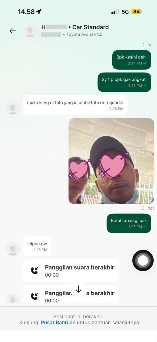txtharihariWNI's tweet photo. Seumur-umur jadi pelanggan Grab, gue baru kali ini dimaki-maki, dikira bocil yang bikin orderan fiktif. 😭

Tolong deh, grabid, dikasih teguran driver yang model beginian.

Kok begini ya, guys, sikap drivernya? 😭 https://t.co/tS4FEOGm0k