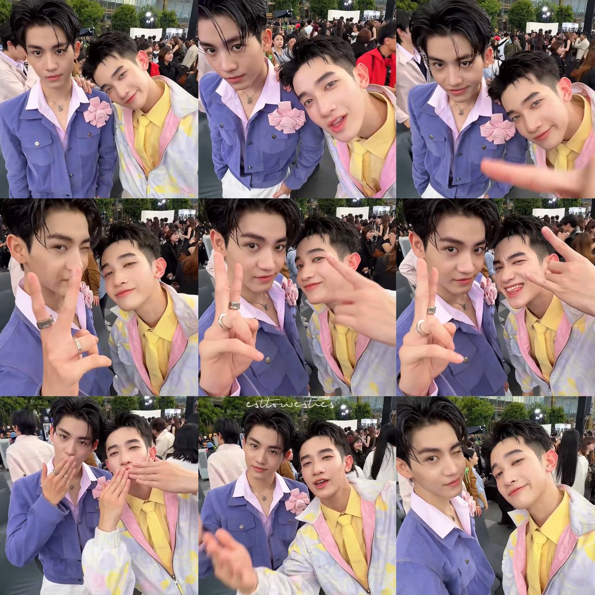 esttowesties's tweet photo. cotton candy couple 🌸💓🌷🌈🍬🩷

MONDPRO ELLE PRESSCON 2026
#ELLEFashionWeek2026 #almondprogress https://t.co/kwmk45ZJt8