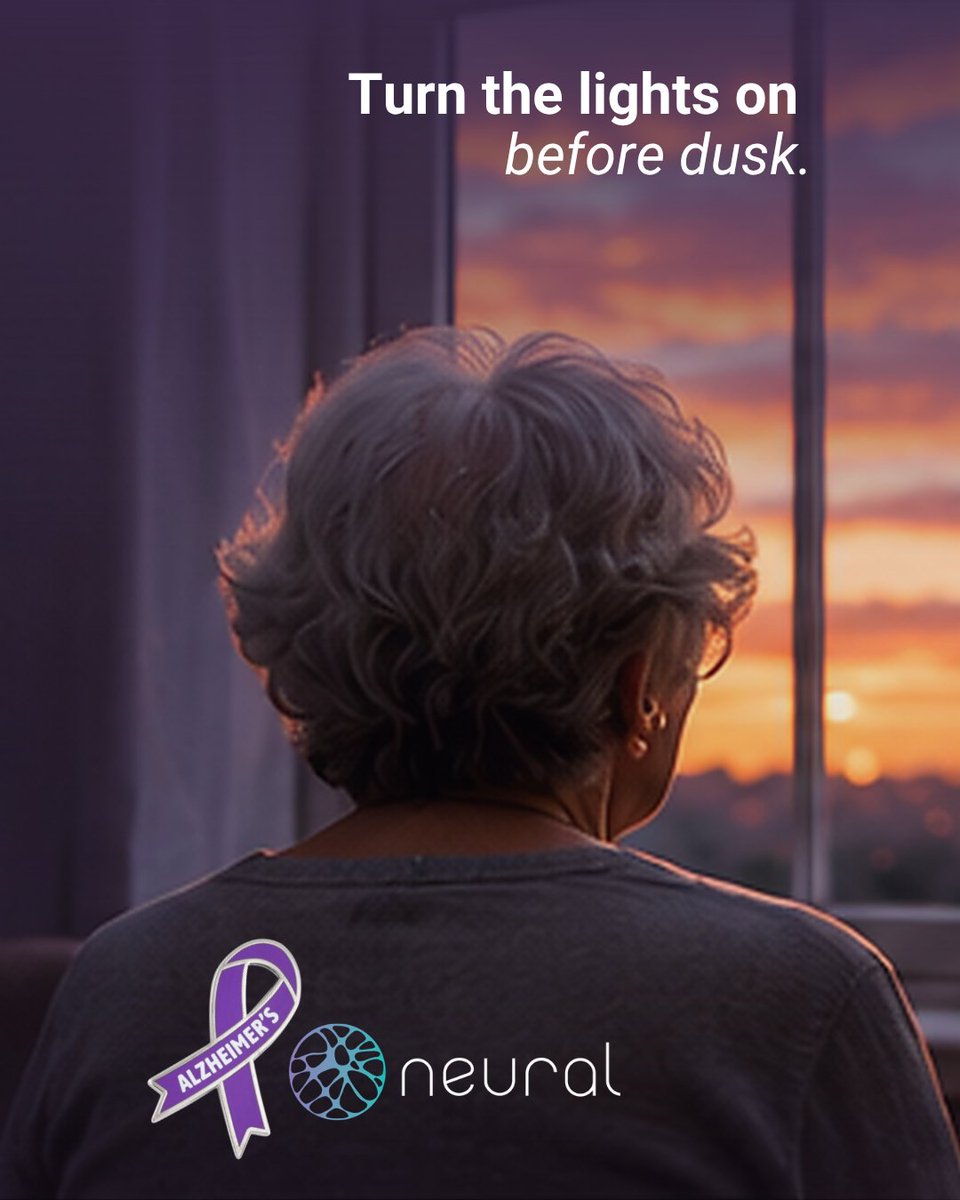 GetNeuralCare's tweet photo. Today is the first day of fall! 🍂 For dementia caregivers, this means more confusion with earlier darkness. 

TIPS:
💜 Turn on lights before dusk  
💜 Close curtains early  
💜 Schedule busy activities for morning  
💜 Keep evenings quiet  

Small changes can help! 💖 #GetNeural https://t.co/FpicrQWnH7
