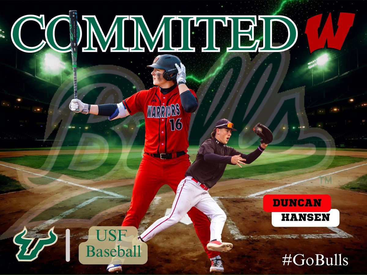 Westside_BB's tweet photo. Congratulations @Duncan_Hansen77 on your commitment to @USFBaseball ! We are so proud of you and all of your hard work! Just the beginning! @Westside66  @WestsideHigh66 @TheForumWHS #WINS #SBS #ROLLSIDE https://t.co/WfNNCYHKmE