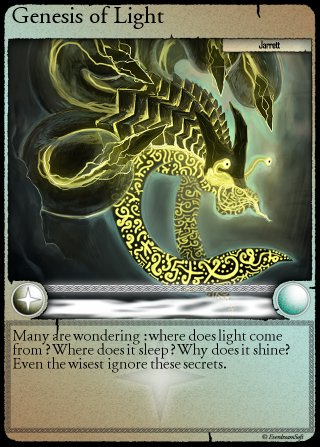 SpellsofGenesis's tweet photo. Spells of Genesis issued every card in the Spells of Genesis collection.

Except one.

It was made for Augmentor, a project we brought into the game.

Augmentor is gone. The card is still here, and still part of the collection.

That is what putting a card on Bitcoin was for: it outlives whoever made it.

Anyone still holding it?
