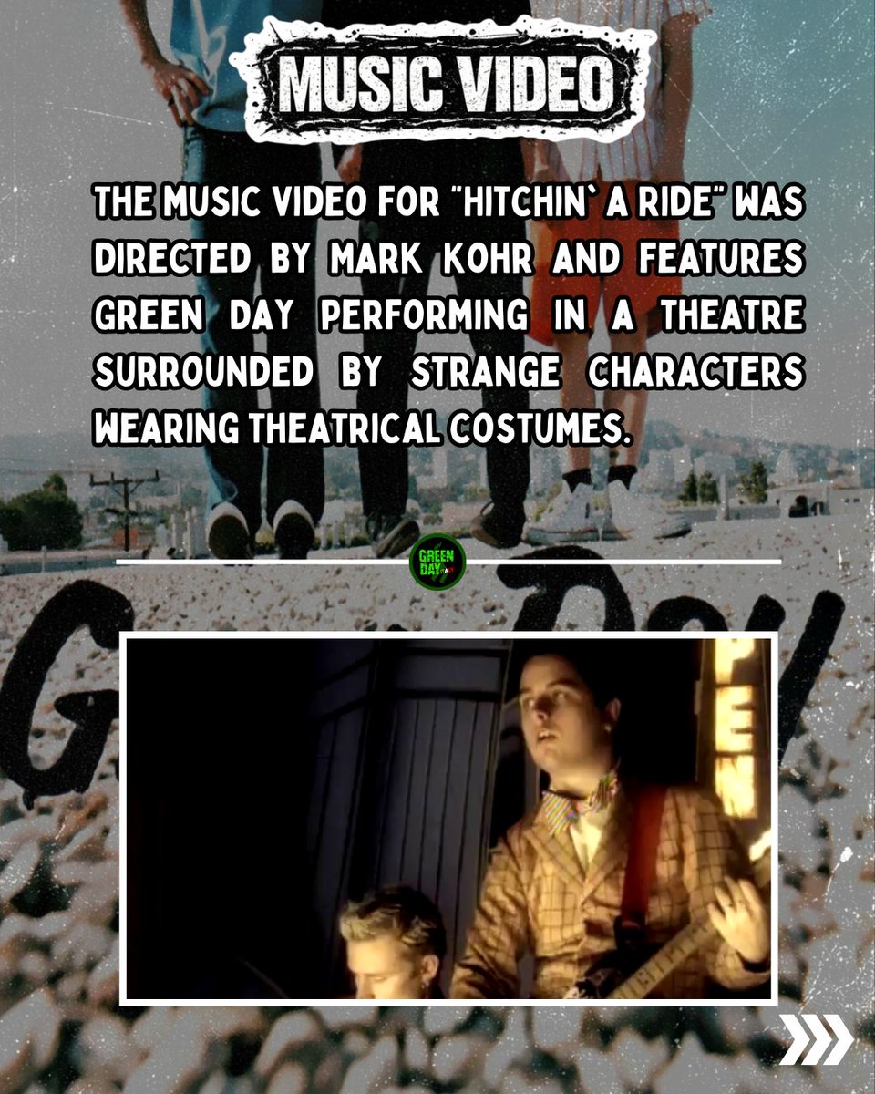 GreenDayItaly_'s tweet photo. 29 years ago TODAY, Green Day released "Hitchin' a Ride," the first single from their fifth studio album, "Nimrod"! One of those songs that instantly takes us back to the late '90s. What’s your favorite memory of "Hitchin' a Ride"?
#greenday https://t.co/FxiRwE1STS