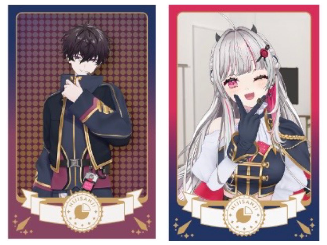 absk0519's tweet photo. 【交換】
にじさんじ EN 共通衣装3Dグッズ
チェキ風カード チェキ

譲）画像1枚目
求）画像2枚目

郵送での交換希望です。
纏めての方優先いたします。
差し支えなければ比率違いの提供も
検討可能です。
検索からも気軽にお声かけください。 https://t.co/51fRkCw8v9