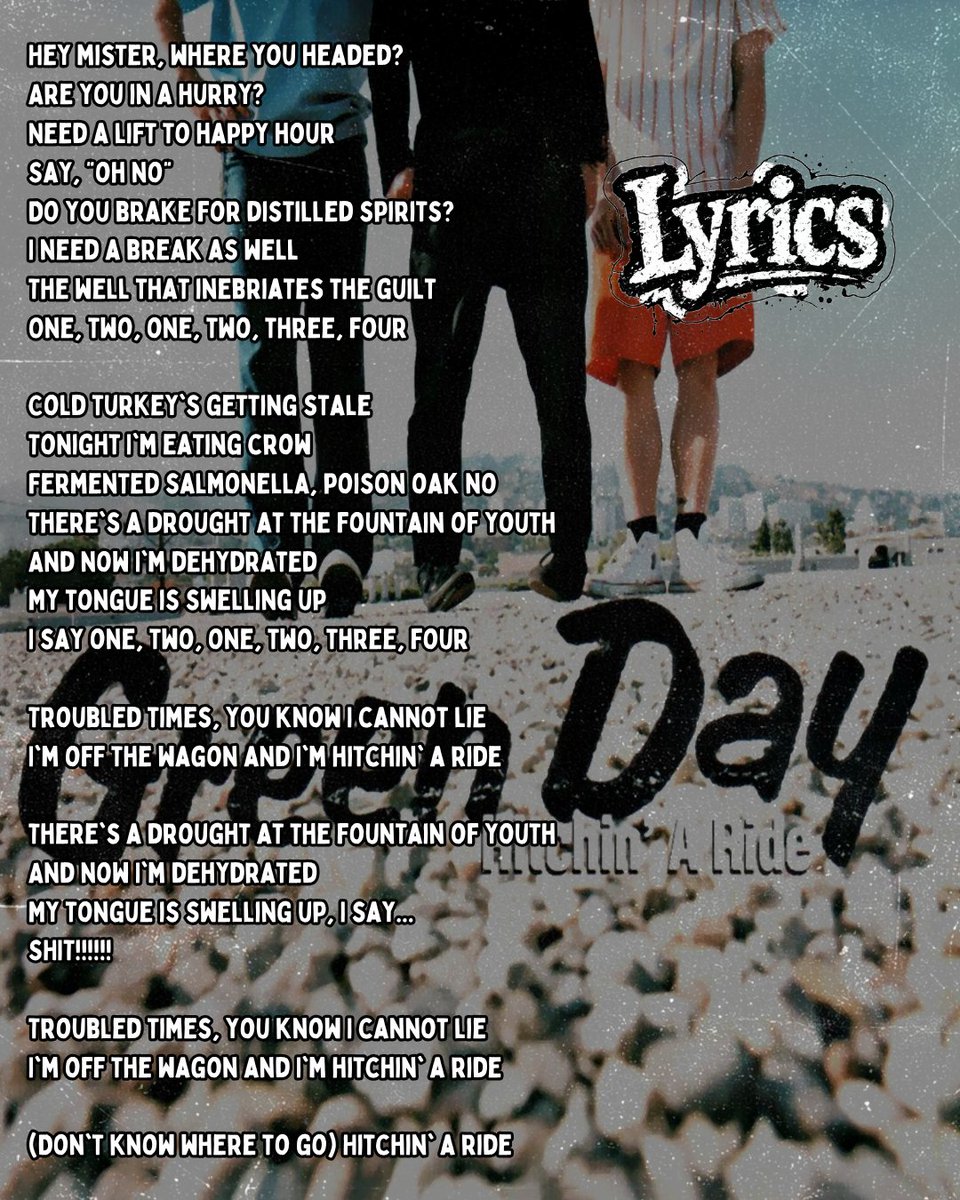 GreenDayItaly_'s tweet photo. 29 years ago TODAY, Green Day released "Hitchin' a Ride," the first single from their fifth studio album, "Nimrod"! One of those songs that instantly takes us back to the late '90s. What’s your favorite memory of "Hitchin' a Ride"?
#greenday https://t.co/FxiRwE1STS