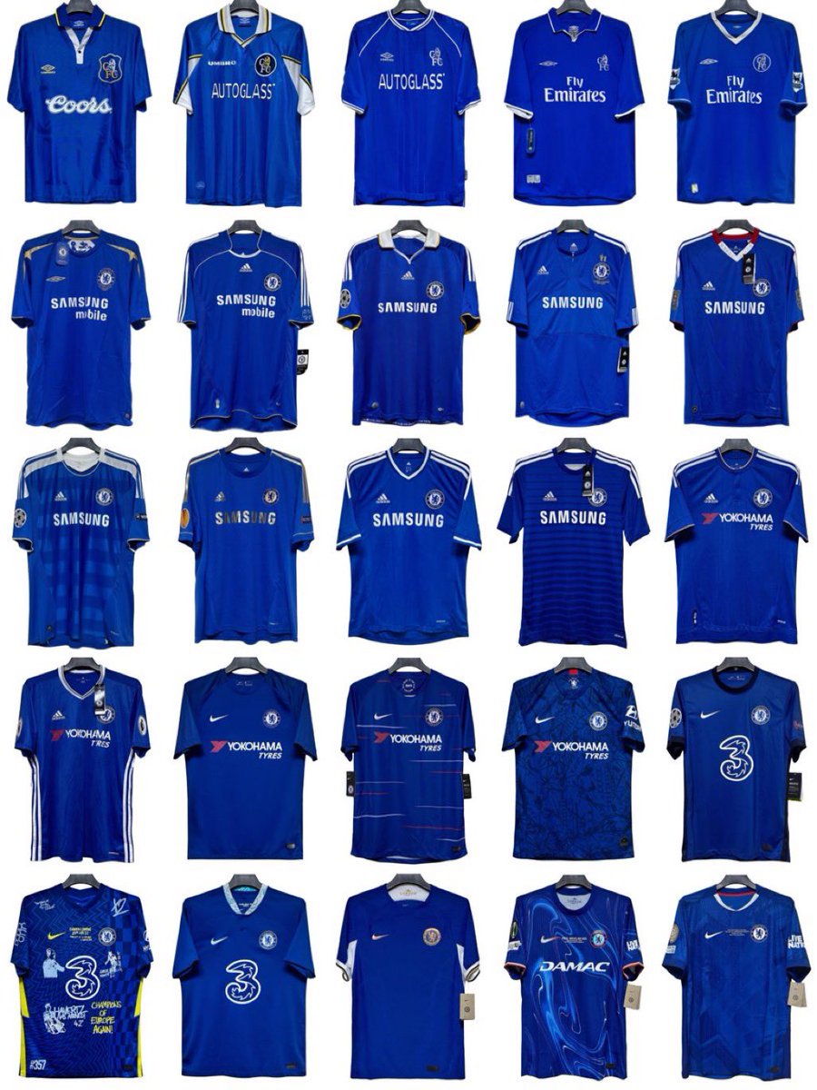 ChelseaFrance's tweet photo. Votre maillot domicile préféré ? https://t.co/U9hKNxoNHC