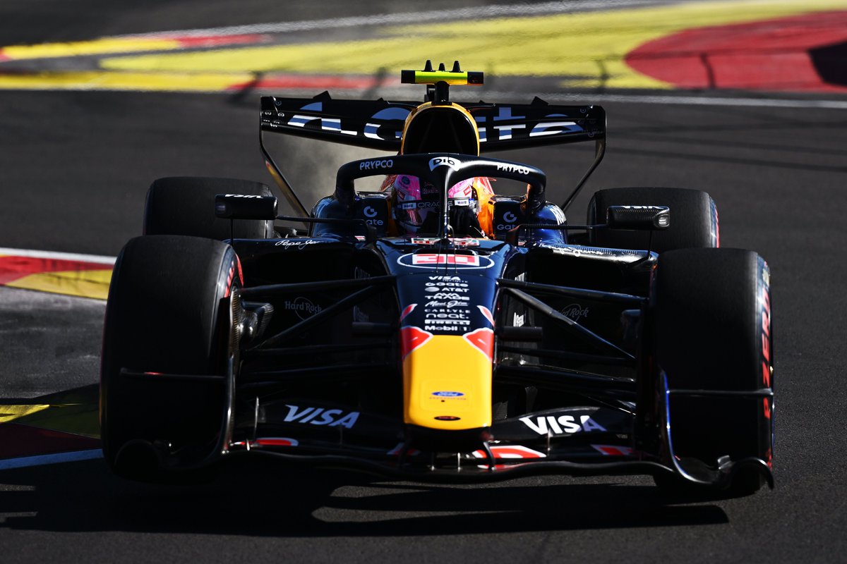 F1's tweet photo. Impressive performances from @LiamLawson30 since stepping in at Red Bull Racing 😮‍💨✨

#F1 https://t.co/qp4GKDvxQO