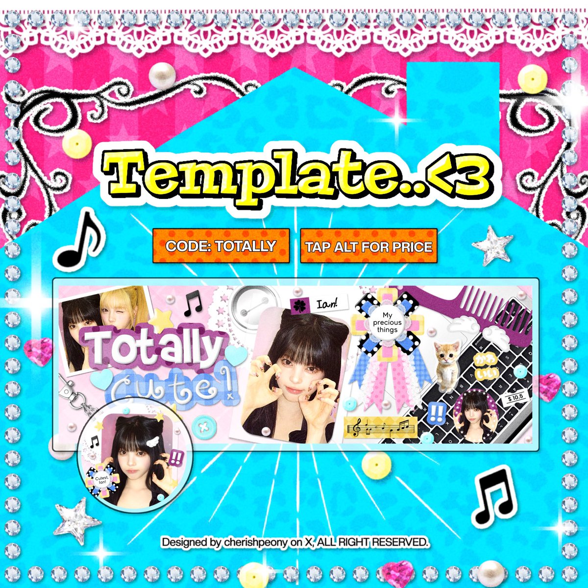 CherishPeony's tweet photo. Help repost ya, thanks! 🩷
#zonauang 

Hi, Audrey mau clearance sale 2 template layout designed IPV di bawah ini due to BU ada keperluan mendesak. Harganya 160k/each. Suitable buat muse 2D/3D &amp; bisa include tutorial juga. Yuk yang mau adopt boleh sung DM okayy. :-3 https://t.co/gufXyJjGWq