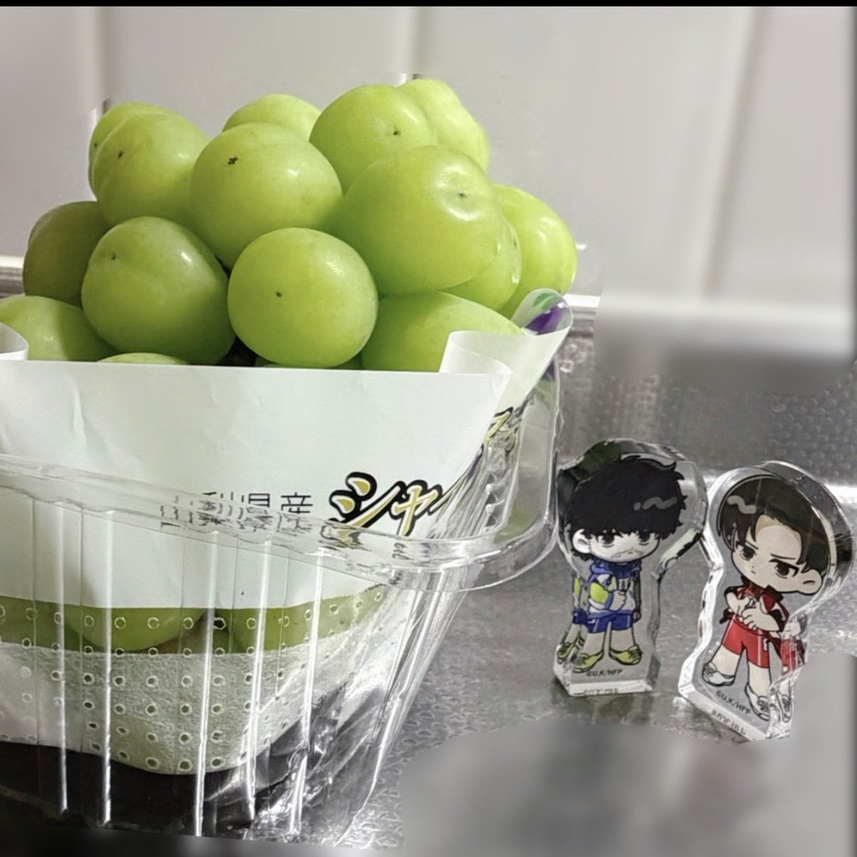 MYAAAKKO's tweet photo. 個人的にお安くシャインマスカットゲット出来たので明日のお供にする🥳
楽しみだー❣️ https://t.co/1OWcHG1llZ