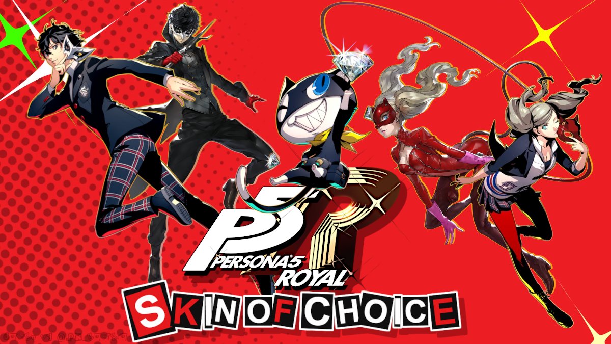 pk_georgie's tweet photo. Do you want a skin of choice from the Persona 5 Royal x Fortnite collab or ANY skin of YOUR choice?

If so, drop a follow👥, and like❤️, share♻️, and tell a friend💬 that they, too, could have a chance to have their heart stolen this Friday! Make sure you've got pk georgie added on Fortnite as well!