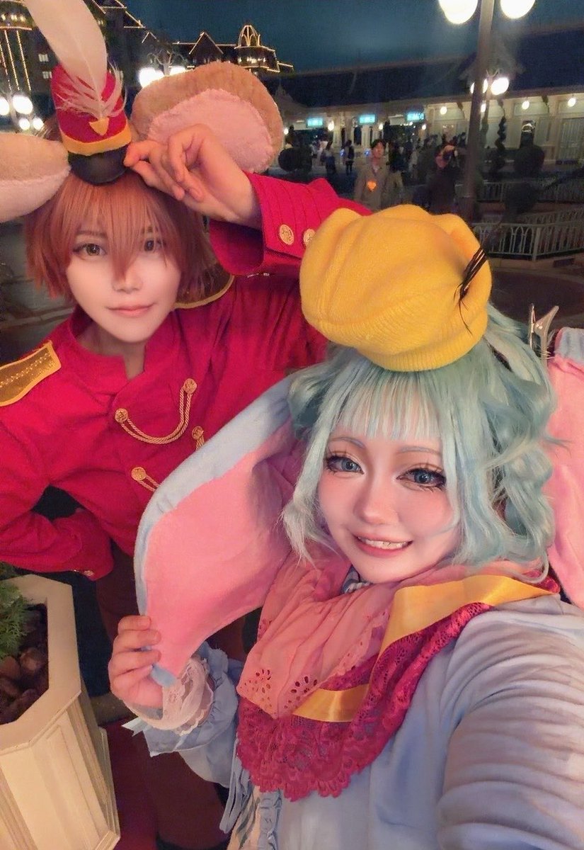 osatsu_cos's tweet photo. 頼もしくて勇敢な
ティモシーと一緒でした！✨️

🐭➞🦎ぽんちき🦎
 #Dハロ仮装 https://t.co/cCMCSUznW4
