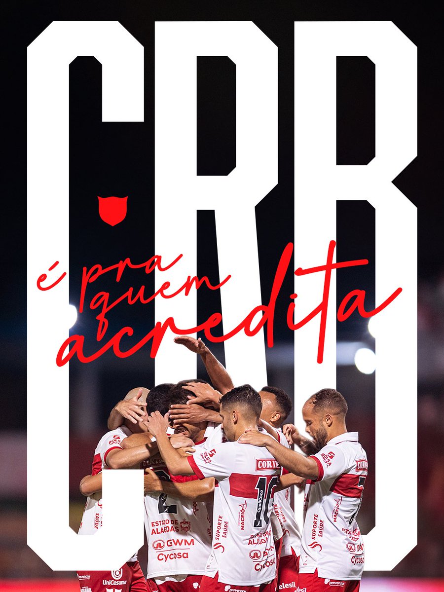 CRBoficial's tweet photo. CRB É PARA QUEM ACREDITA! 🤞🏽🏴󠁧󠁢󠁥󠁮󠁧󠁿

Faltam 9 finais. Acreditaremos até o fim. https://t.co/8d1U20A2wF
