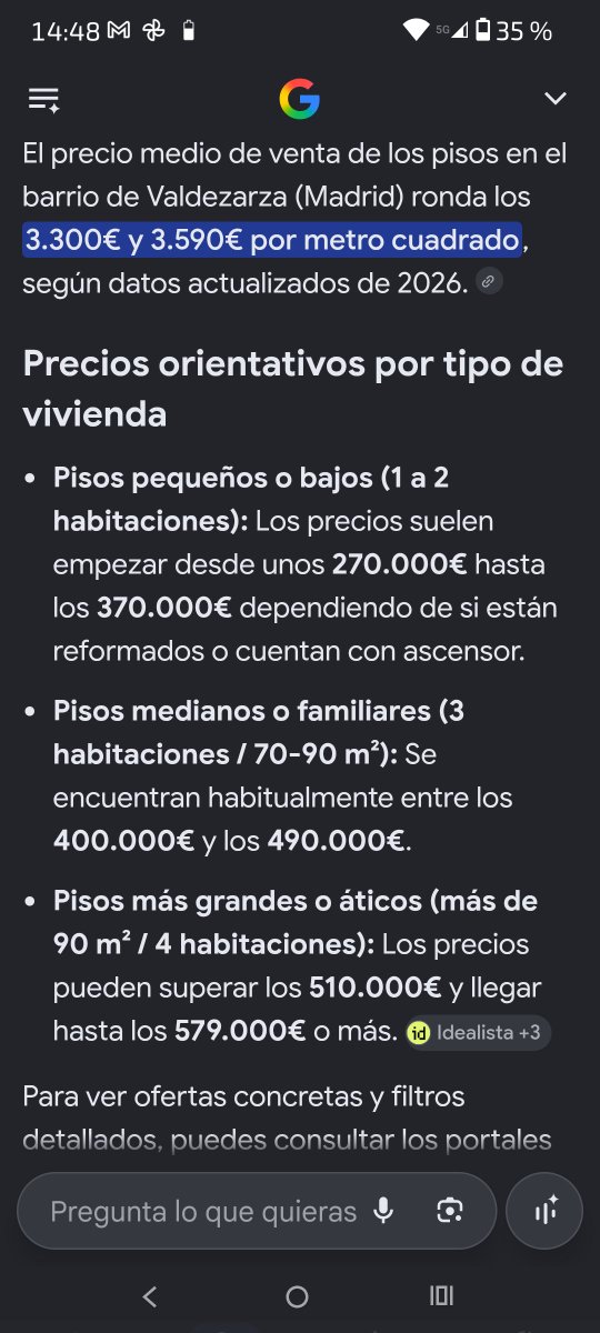 Dimitri19904's tweet photo. @thebaldexx @AnnitaHonesta Un piso como el mío en ese barrio cuesta unos 500k... Joder como está la vivienda en un barrio obrero no? Y no lo dijo para politizar. Pero es que vale 3 veces más que en el barrio donde vivo yo https://t.co/vXgzvvmXmX
