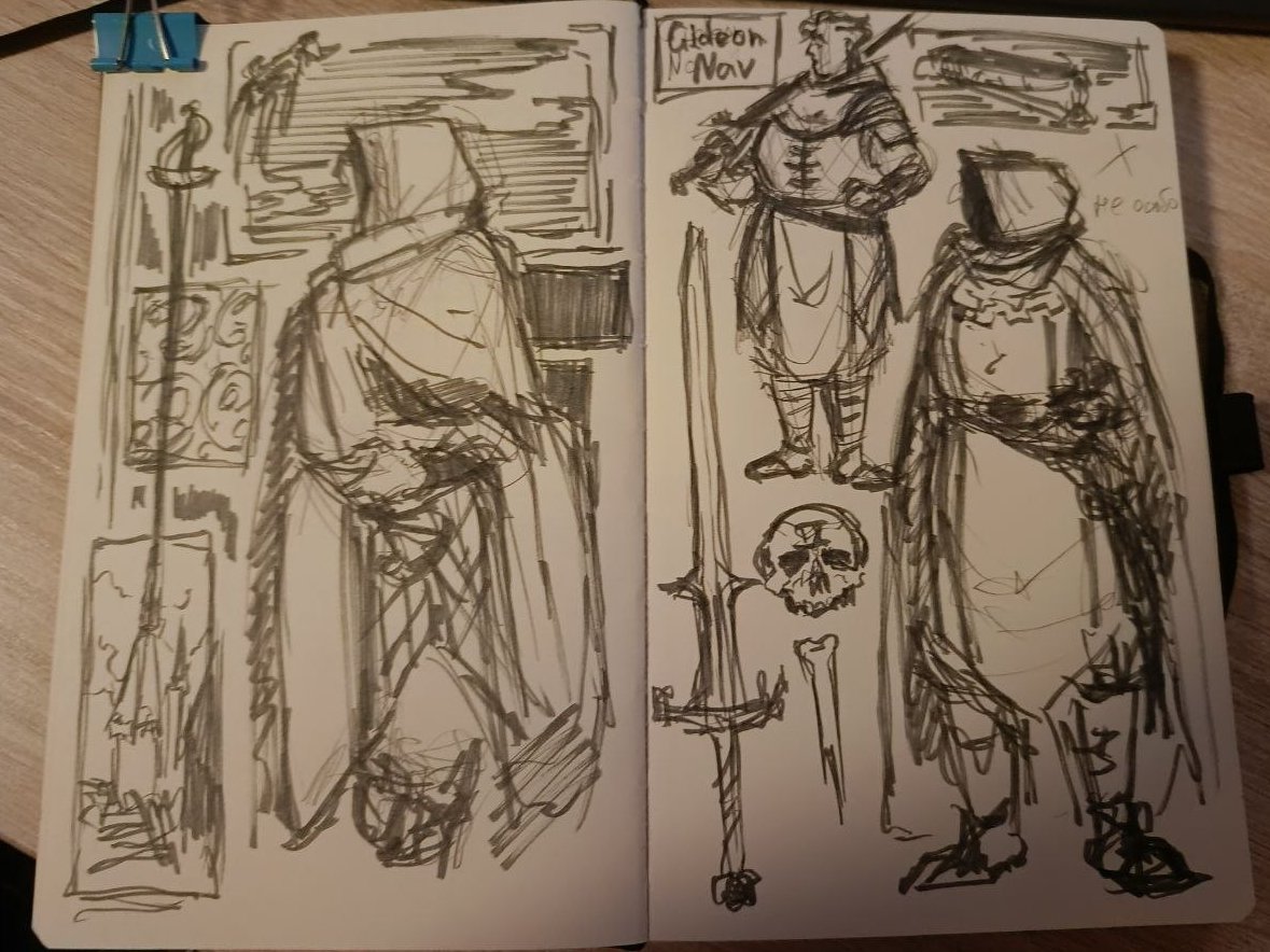 Wolf47300174's tweet photo. I didn't like the texture of my acrylics, so I started painting with gouache. And here are a few sketches
#tlt #griddlehark #thelockedtomb #gideonnav #harrownonagesimus https://t.co/WB94KxnBrc