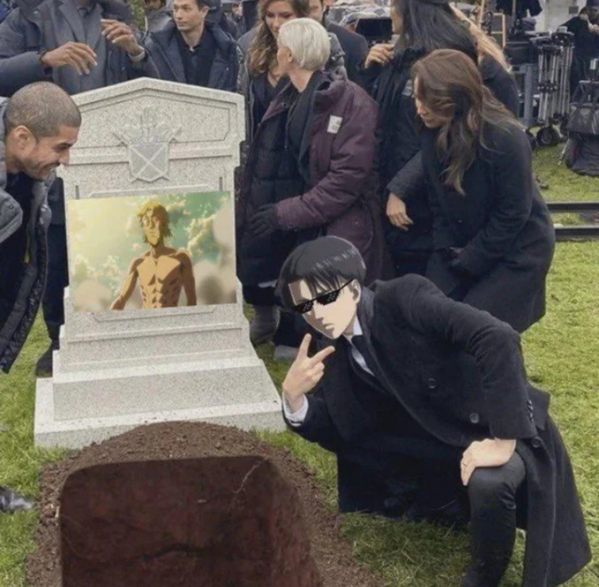 iamjudyyyyyyyy's tweet photo. Zeke was never happy to see Levi coming.😭 https://t.co/mJulHq1sWT