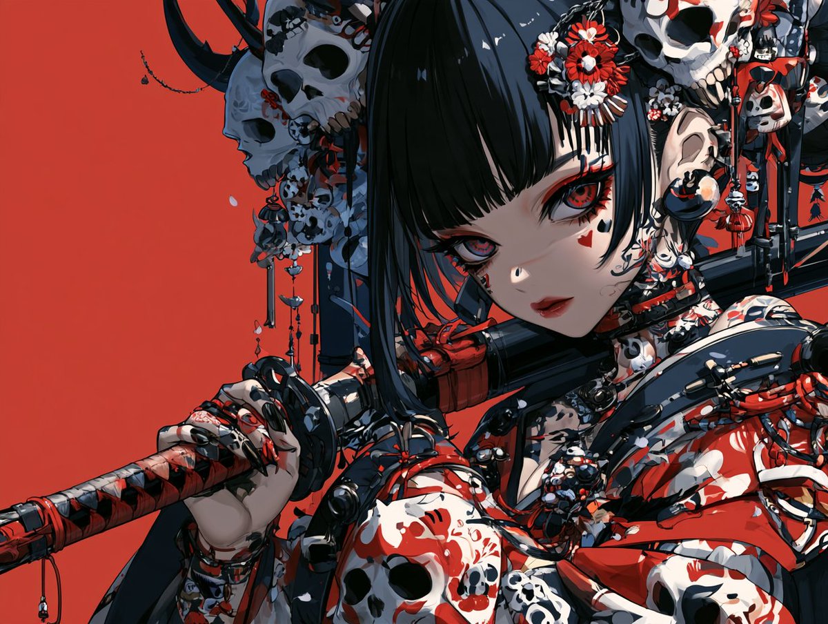 Ukiyo_il's tweet photo. #おは斬
ドクロ☠少女 https://t.co/Pi4rAQcl80