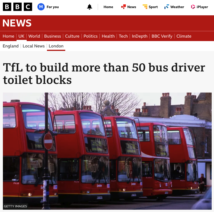 unitetheunion's tweet photo. 🚌 Bus drivers can have to go hours without access to a toilet; forced to hold it in or use bottles or hedges. Unite bus workers have been campaigning for years for access to clean lockable toilets and hand washing facilities. This is another huge win for the capital's bus drivers.
Authorities and operators across the UK and Ireland must now follow suit