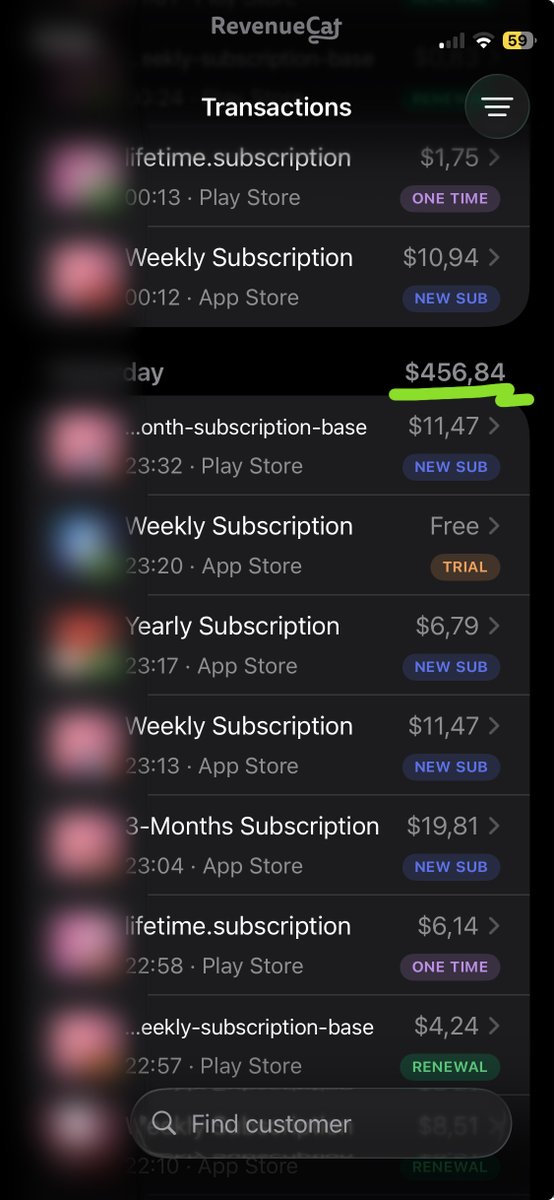 utkuships's tweet photo. $456 yesterday, best day yet. no ads, pure ASO.

if every day looked like this I'd be at $13K/mo.

follow to see i̶f̶ how I get there.

@buildinpublic https://t.co/HCPWlB2EL7