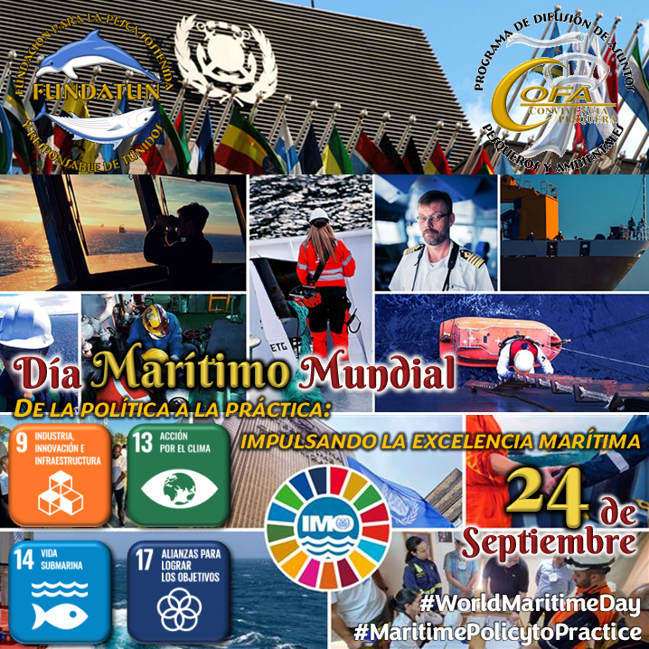 fundatun's tweet photo. #24Sep proclamado por ONU, para celebrase el cuarto jueves de septiembre, su lema bienal 2026-27 busca llevar las #políticas a la #práctica; proporcionando #asistencia técnica, #formación y otros #servicios esenciales al sector marítimo
#WorldMaritimeDay
#MaritimePolicytoPractice https://t.co/9bKuMI4rDQ