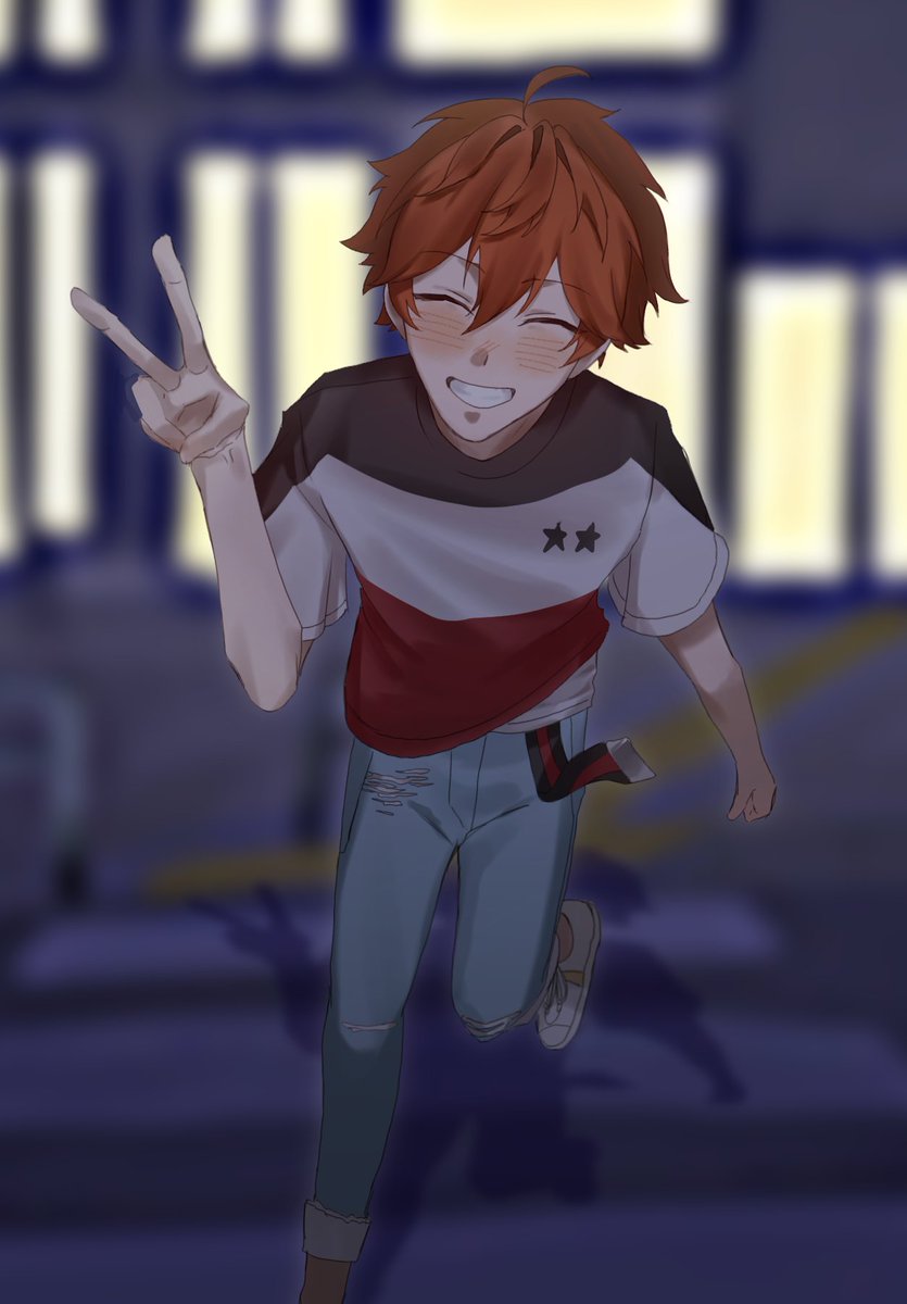 ninini_0124's tweet photo. 夜の散歩
 #あんスタFA  #明星スバル https://t.co/HMVIZgpdWg