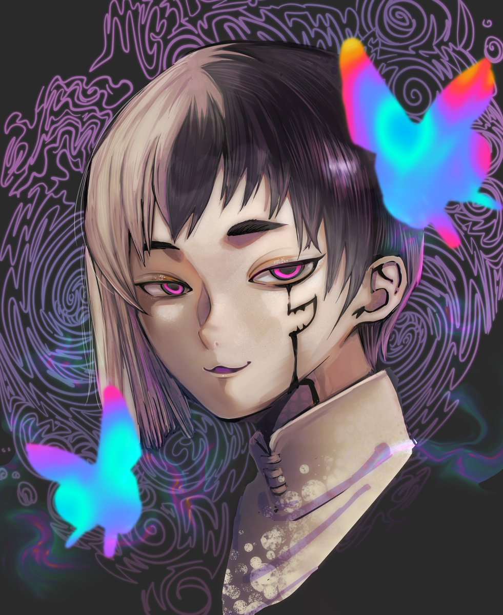 overdesu0929's tweet photo. 🦋🃏🦋#dcst https://t.co/K0huEVdhxD