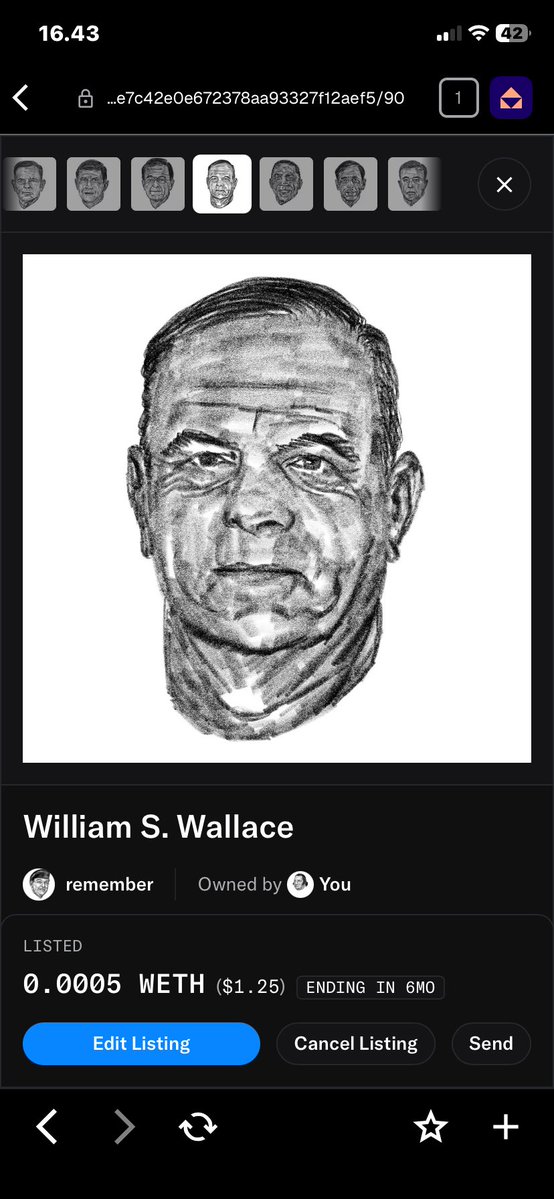 Djancoki_'s tweet photo. New drop: "William S. Wallace" 🎨🎖️

A detailed pencil-sketch tribute honoring General William S. Wallace, former Commander of U.S. Army Training and Doctrine Command (TRADOC).

Live on @opensea 

Link in bio to collect! 🔗👇

#NFT #OpenSeaNFT #CryptoArt https://t.co/bAwyLoyb0W