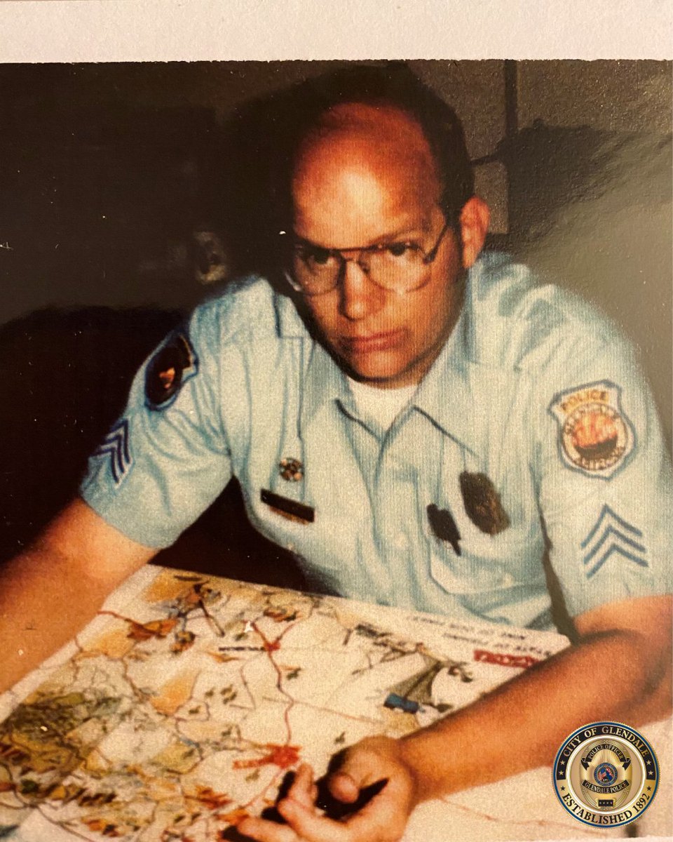 GlendaleAZPD's tweet photo. Today, we pay tribute to the legacy of fallen Glendale Police Sergeant Patrick Campbell. Your dedicated service to the citizens of Glendale will never be forgotten. Thank you for your sacrifice &amp; unwavering commitment. End of Watch 9/22/1985. #NeverForgotten #BeGPD #GlendaleAZPD https://t.co/q4OPUVKmQ1