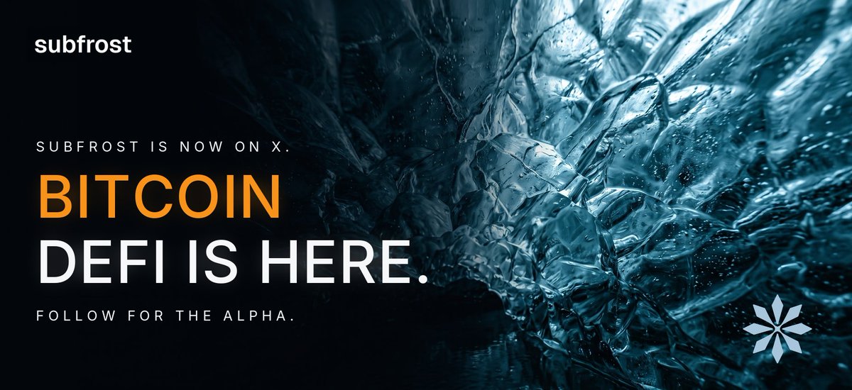 subfrostp2p's tweet photo. SUBFROST is on X 🎉

Four months with no account. In that time we released:
- a stablecoin on Bitcoin L1
- a BTC/USD market that settles on proof of work
- two DeFi vaults with $15M+ in TVL
- three apps

$50M of volume across our protocol so far.

The quiet part is over 🧵 https://t.co/W3Mnho8cvW