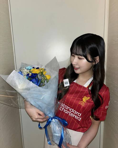 Akarishinshin's tweet photo. あんこちゃん推しの男子たちはみんなリヴァプール推しになるの？？

#山本杏奈 https://t.co/7L1HZEZAkY