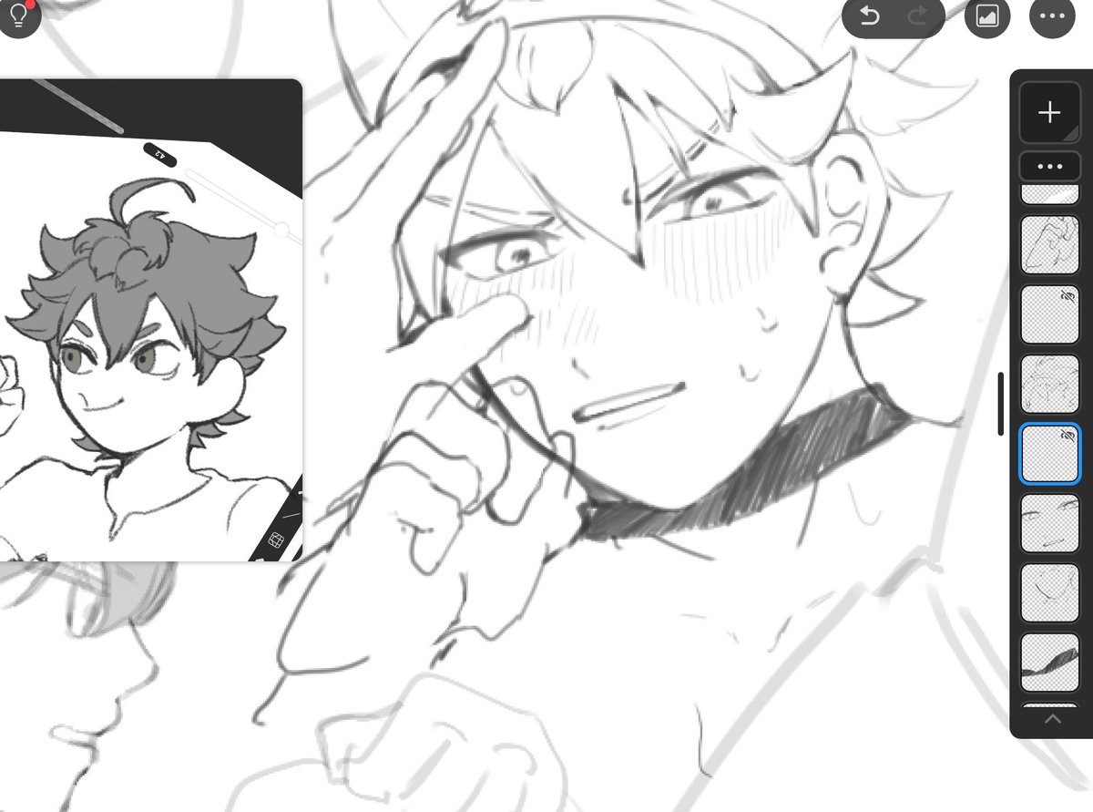 yunoasu1004's tweet photo. 進捗じゃない落書き https://t.co/813TZU2F2J