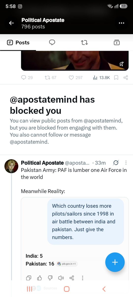 saadkhalidmpkm's tweet photo. Randian ki phat gayen and he block me raw fail randian acc reality #viral  #fyp #funny #rawfail #itcells https://t.co/CFIcNpJvvM