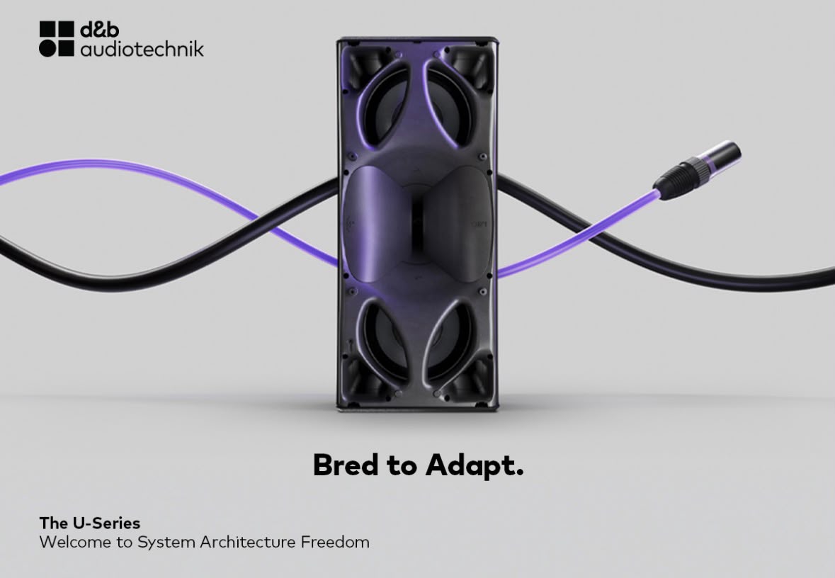 StageAudioWorks's tweet photo. Spotlight on the new d&amp;b U-Series. 🔊

A new generation of point-source loudspeakers, designed to make d&amp;b performance more accessible, versatile and scalable  from live events and touring applications to installations, hospitality and commercial spaces. https://t.co/eALiOXuv5J