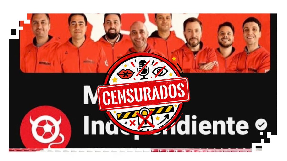 MuyCAI's tweet photo. 🚨CENSURA: Hoy se nos comunicó que los periodistas que integramos el staff de Muy Independiente tenemos el ingreso prohibido en todos los predios de la institución  para salir al aire no solo en nuestro programa sino también en los otros medios en los cuales nos desempeñamos profesionalmente. Repudiamos este acto de censura y le decimos a nuestros seguidores hinchas de independiente que estamos muy orgullosos del trabajo que realizamos diariamente informando y opinando sobre la actualidad de nuestro club. 
Esta medida, ni ninguna otra de este estilo, nos hará callar ni apartar de nuestros principios, priorizando siempre nuestra honestidad intelectual y el compromiso con nuestro público.