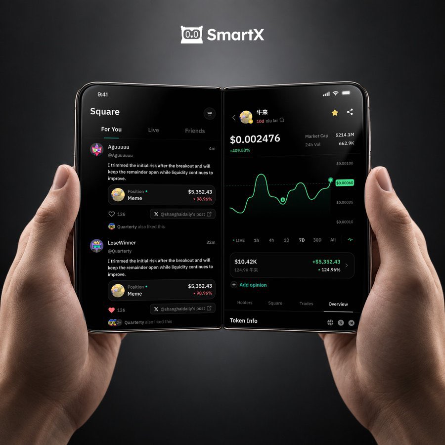 Sabo_BNB's tweet photo. BSC meme season is getting more infrastructure. 🔶

@SmartXTerminal is building a new trading terminal for the BSC meme ecosystem — backed by Binance Labs.

And they’re rewarding the people who show up early. 👀

Early users can get access to:

▪️ iPhone Duo
▪️ Founder Dinner with @David_MetaWorld
▪️ Up to $10,000 USDT reward pool
▪️ Potential airdrops & early-user perks

But the prizes are just the bonus.

What interests me more is seeing another serious product being built around BSC traders.

More tools → better trading experience → more users → stronger BSC ecosystem. 🔶

Early is where the interesting things usually happen. 👀

Join the SmartX waitlist:
https://t.co/C36Aow73Cd
