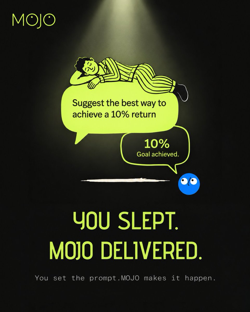 MojoAI_HQ's tweet photo. Someone in the community tried this prompt and actually hit the target.

Now we’re wondering what happens when more traders start giving Mojo a goal instead of just asking it a question.

Have you tried it yet?

Now go find the mysterious prompt. 👀 https://t.co/mIRYIE3FZ6