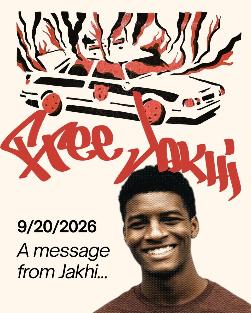 jakhisolidarity's tweet photo. A birthday message from Jakhi sent to us a couple of days ago 💛 Free Jakhi, free them all.

Pull up to @mdc_solidarity noise demo for Jamel Floyd this Saturday, September 26, 6-8pm at MDC Brooklyn.
https://t.co/KppHWBhsxf https://t.co/FvlrLvbuAT