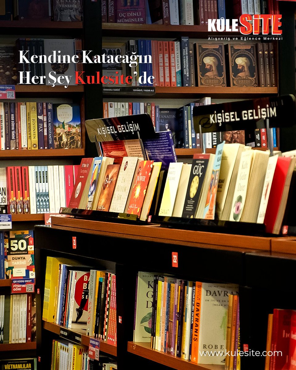 Kulesite_AVM's tweet photo. Kendine ayıracağın her sayfa, gelişimine yeni bir değer katar. 📖✨ İlham veren kişisel gelişim kitaplarını keşfetmek ve kendine yeni bir yol çizmek için Kulesite’ye bekliyoruz. 💫

#KulesiteAvm #KitapÖnerileri #KişiselGelişim https://t.co/Zcy0BHQLpZ