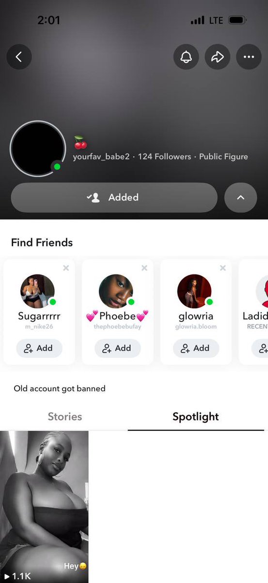 Softt_0302's tweet photo. So someone has been using my videos on snap…e even get “public figure” tag😭💔😹…My snap account has been locked and I don’t even have the app on my phone anymore…Pleaseeee Beware❤️❤️ https://t.co/OM56l8s8W3