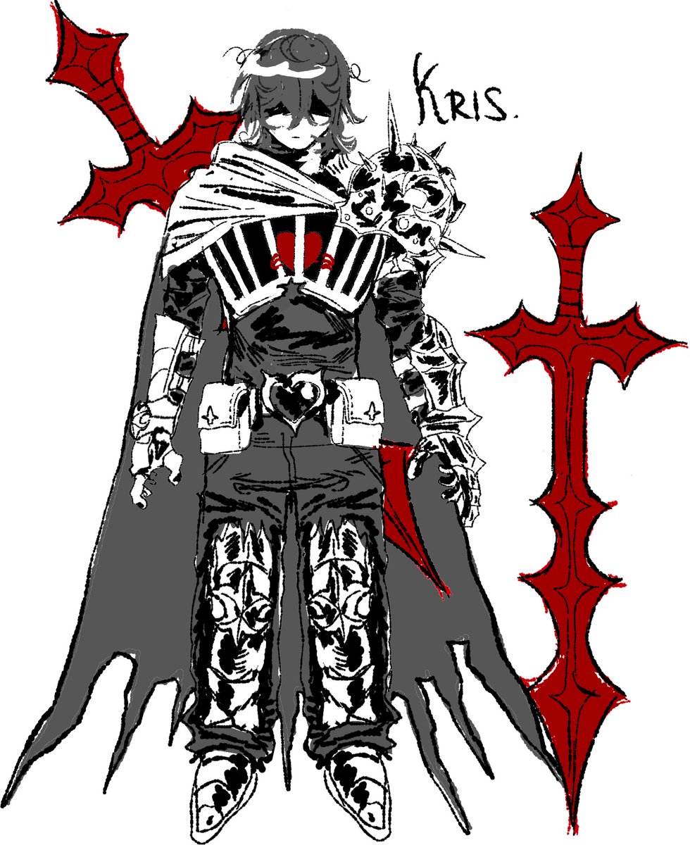 LazyArtist__'s tweet photo. Kris design

#Deltarune https://t.co/r67IGUqayQ