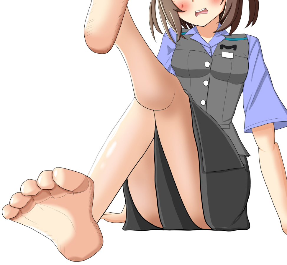 donsokukakutei's tweet photo. 八戸ときえ「...あの、私の足...あんまりじろじろみないでぇ...」 https://t.co/RznxYBr8zo