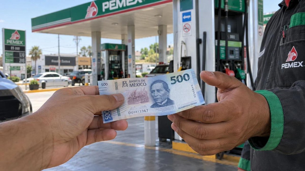 jmatuk's tweet photo. Ahora si va en serio. La nueva Ley de Economía Digital prohibirá el pago para todas las gasolineras y casetas del país con efectivo. Ademas de tarjetas, se permitirán pagos digitales aprobados por el Banco de México, como códigos QR. ¿Con qué pagas en la gasolinera o caseta? https://t.co/fN23NiCOgZ