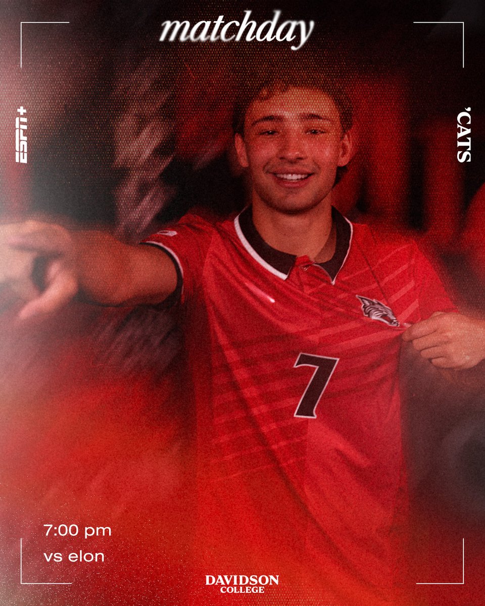 DavidsonMSoccer's tweet photo. Home Sweet Home 🏠

🆚 Elon
🏟️ Alumni Stadium
⏰ 7 PM
📺 ESPN+
📊 https://t.co/jIYCe1qVpV

#DCUnited https://t.co/y9maDxgJDk