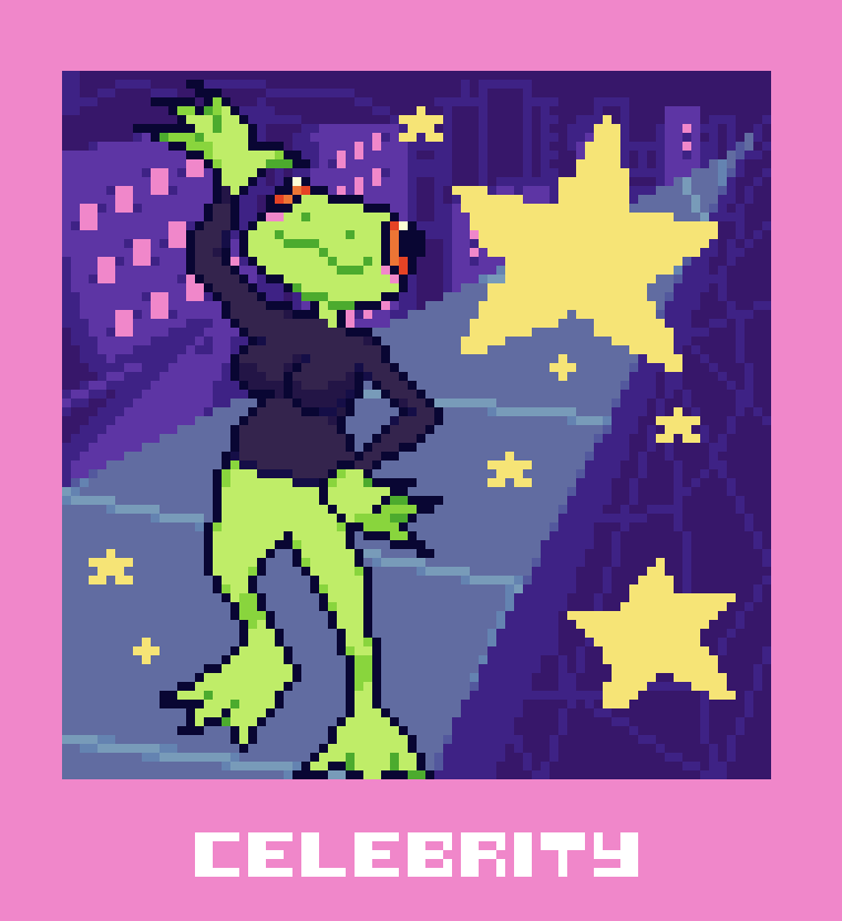 alidaster_'s tweet photo. Photogenic frog!
#pixelart https://t.co/Rxy3NMuQOf