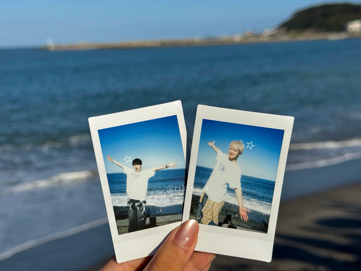 metam__on's tweet photo. A//FECT in 阿字ヶ浦海岸🌊

青空と大きな海を前にして歌ってる2人いつにも増して輝いててかっこよかった🥲🥺🥺

また茨城に連れてきてくれてありがとう🤝🏻

#AFECT https://t.co/SbqWaeZ53Y