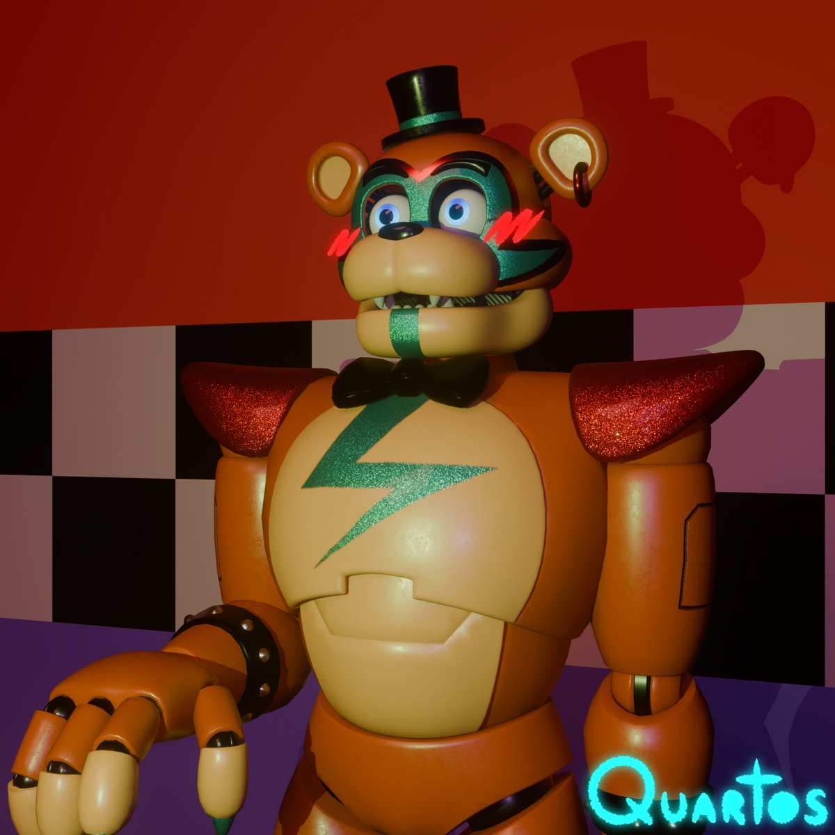 Quaartos's tweet photo. - "i look AMAZING, don't i?"
- "oh my fazgod..."
#monteddy #montgomerygator #glamrockfreddy https://t.co/D5sRVZCnc3