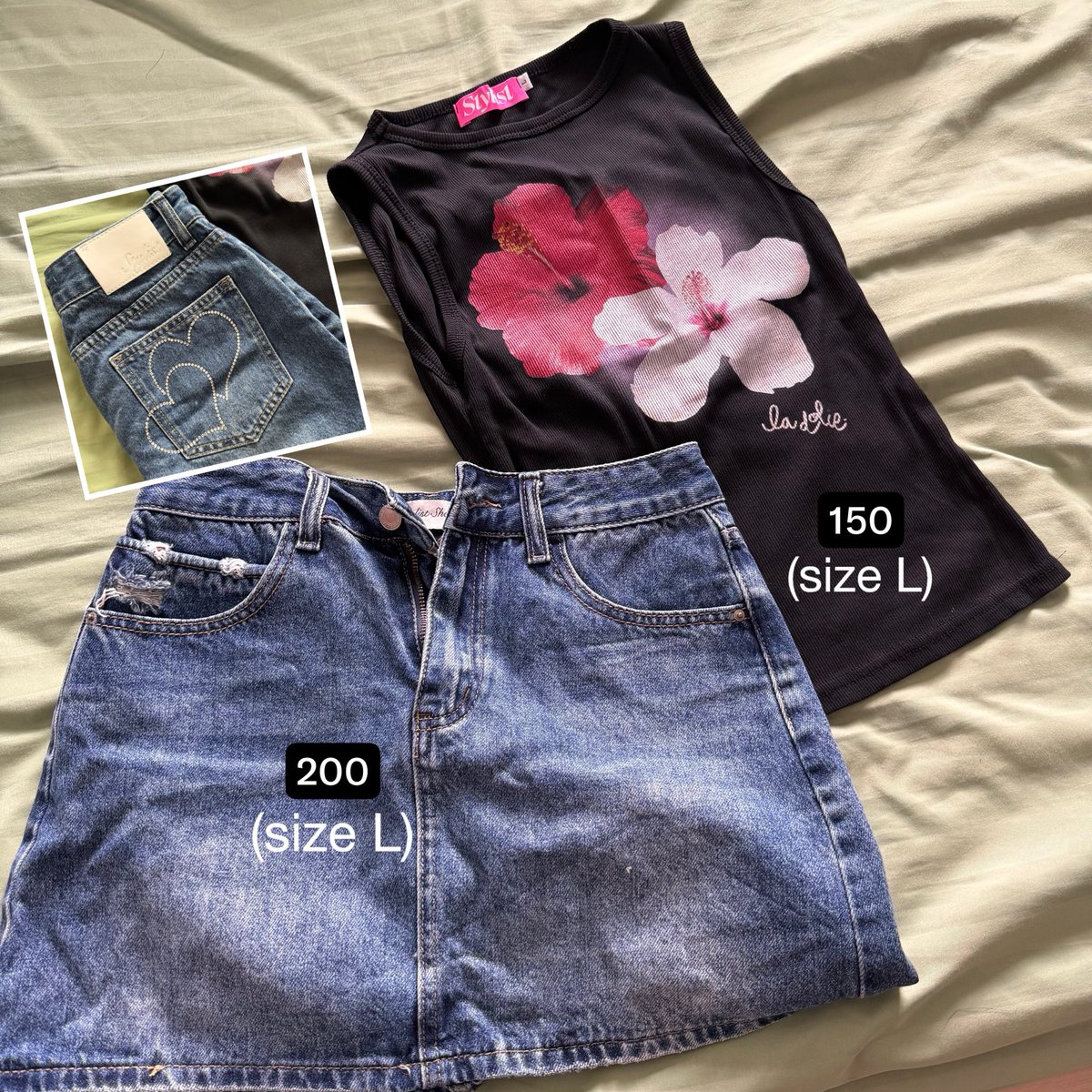 mmleemk's tweet photo. กระโปรงยีนส์ & เสื้อ stylist
เสื้อ melt in moment
📮ราคาตามในรูป รวมส่ง 🛍️
ขอดูรูปเพิ่มเติม dm 🪄
#ส่งต่อเสื้อผ้า #ส่งต่อเสื้อผ้ามือสอง #เสื้อผ้ามือสอง #ส่งต่อเสื้อผ้ามือ2 #feelfree #cintageshop #stylistshop #ส่งต่อrallymovement #ส่งต่อtgda #ส่งต่อmerge https://t.co/60NynGfWZE