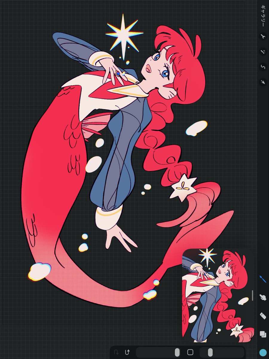 u_zuta's tweet photo. 🧜‍♀️✨ https://t.co/x0RdXvOpzu