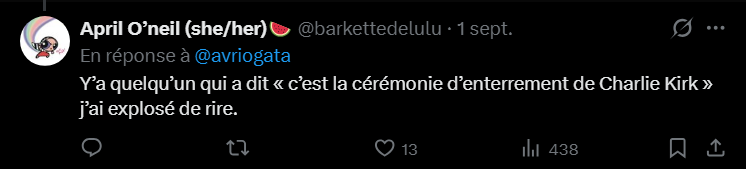 Lilith_Lechat's tweet photo. Se moque de la mort d'une victime, souhaite protéger un terroriste. La gauche est une maladie mentale. https://t.co/DJwwz8q4ig